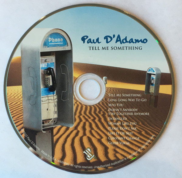 last ned album Paul D'Adamo - Tell Me Something