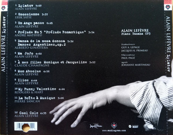 Alain Lefèvre - Lylatov | Audiogram (AD CD 10131) - 2