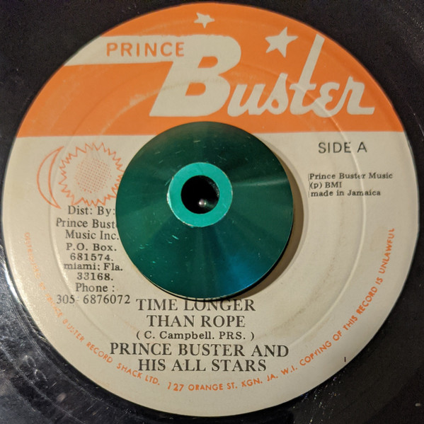 last ned album Prince Buster And His All Stars - Time Longer Than Rope Belive Kill Belive Cure