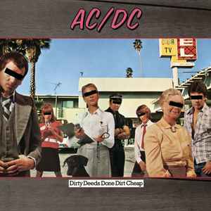 AC/DC - Dirty Deeds Done Dirt Cheap album cover