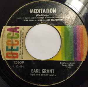 Earl Grant - Meditation / Without A Song album cover