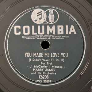 Harry James And His Orchestra - You Made Me Love You / Dodger's Fan Dance album cover