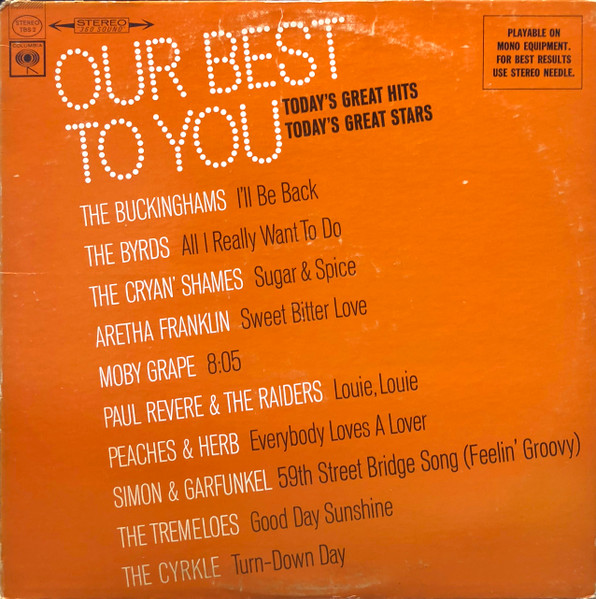 Various - Our Best To You: Today's Great Hits... Today's Great Stars ...