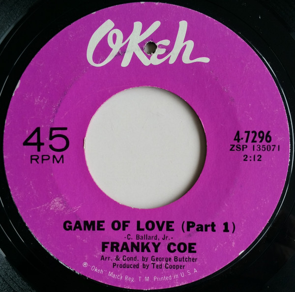 Album herunterladen Franky Coe - Game Of Love