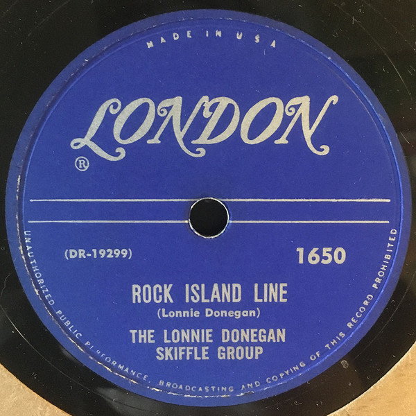 Lonnie Donegan's Skiffle Group – Rock Island Line (1955, Vinyl