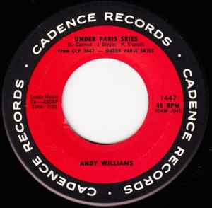 Andy Williams - Under Paris Skies album cover