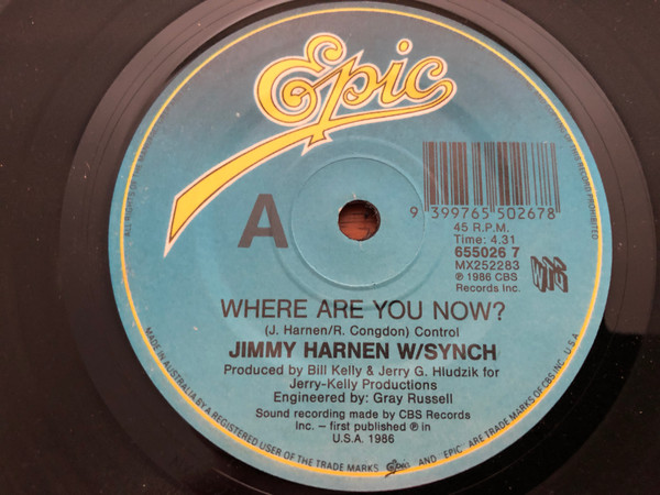 Where Are You Now? — Jimmy Harnen With Synch
