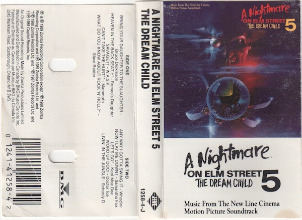 A Nightmare on Elm Street 5 The Dream Child VHS 1989 Movie
