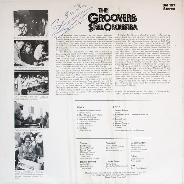 ladda ner album The Groovers Steel Orchestra - The Groovers Steel Orchestra