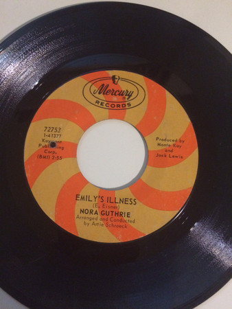 Nora Guthrie – Emily's Illness (1967, Vinyl) - Discogs
