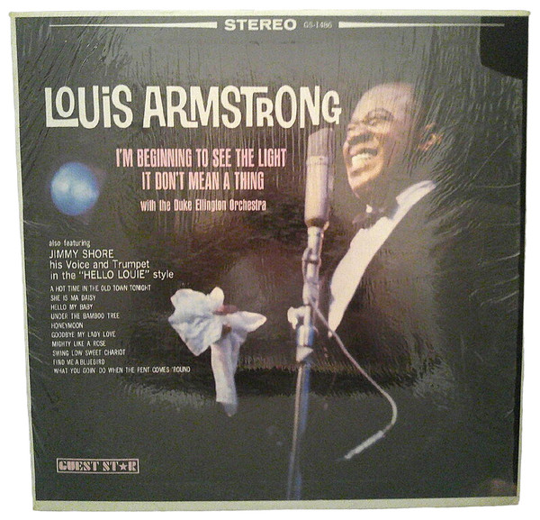 Armstrong, Louis (+ Jimmy Shore) / I'm Beginning to See the Light (1965) /  Guest Star GS-1486 (Album, 12 Vinyl)