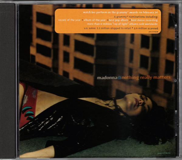 Madonna – Nothing Really Matters (1999, CD) - Discogs