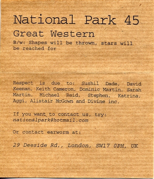 Album herunterladen National Park - Great Western