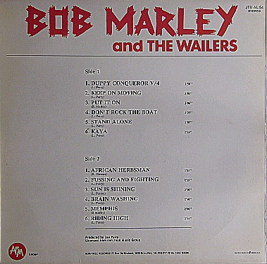 lataa albumi Bob Marley And The Wailers - Soul Revolution