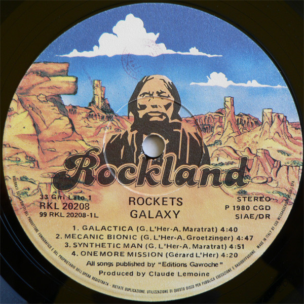 Rockets - Galaxy | Rockland Records (RKL 20208) - 7