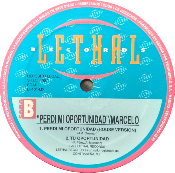 last ned album Marcelo - Perdi Mi Oportunidad