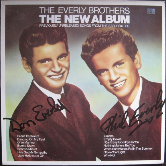 Beverage COASTER The Everly Brothers Album Record Cover 