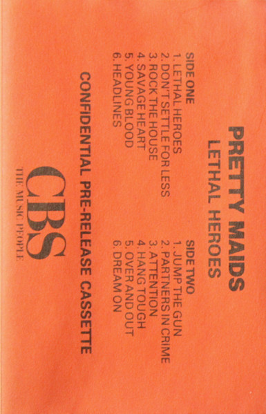 Pretty Maids – Lethal Heroes (1990, Cassette) - Discogs