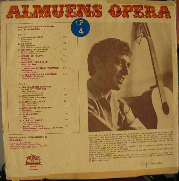 last ned album Alf Cranner - Almuens Opera