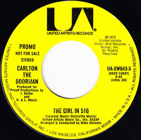 baixar álbum Carlton The Doorman - Who Is It The Girl In 510