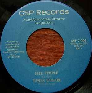 James Taylor (9) - Nite People album cover