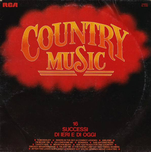 Blaze juni jaloezie Country Music (1982, Vinyl) - Discogs