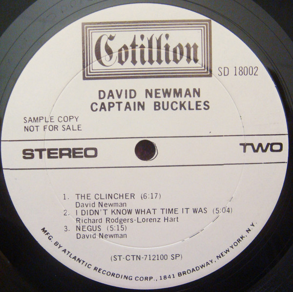 ladda ner album David Newman - Captain Buckles