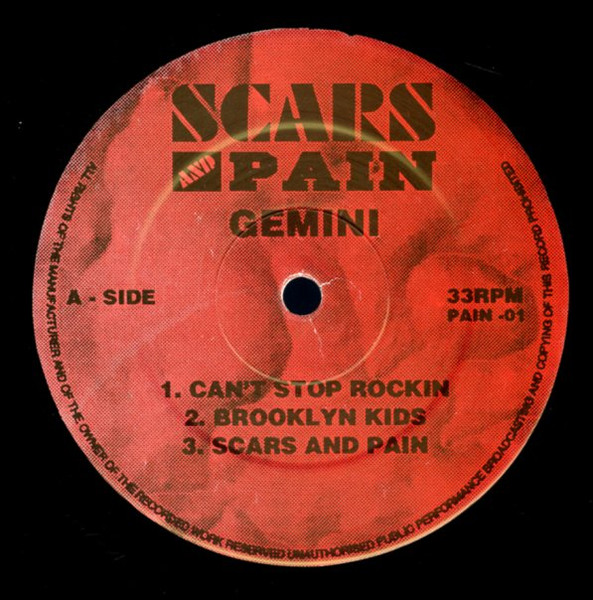 Jemini The Gifted One - Scars And Pain | Releases | Discogs