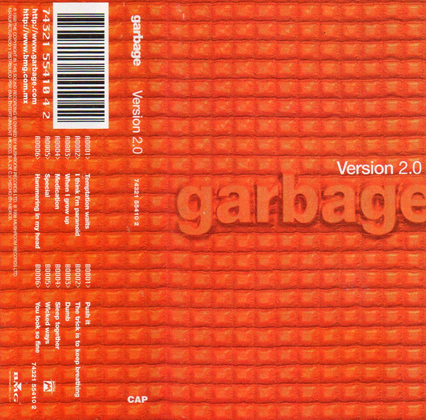 Garbage – Version 2.0 (1998, Cassette) - Discogs