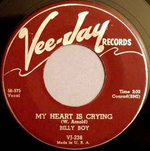 Billy Boy Arnold - My Heart Is Crying / Kissing At Midnight album cover