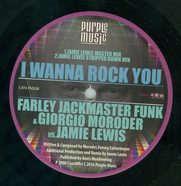 ladda ner album Farley Jackmaster Funk & Giorgio Moroder Vs Jamie Lewis - I Wanna Rock You