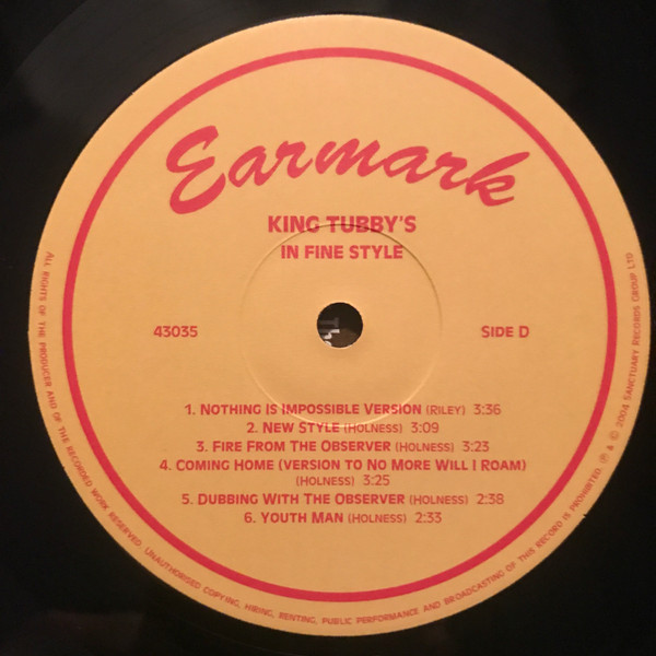 lataa albumi Various - King Tubbys In Fine Style