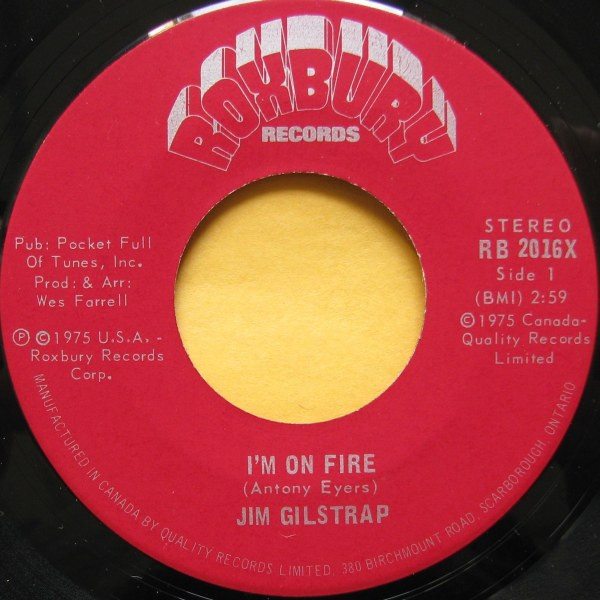 baixar álbum Jim Gilstrap - Im On Fire