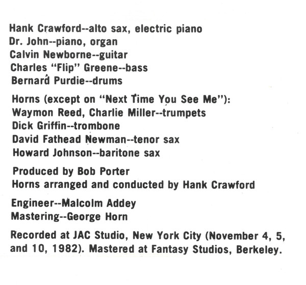 last ned album Hank Crawford - Midnight Ramble
