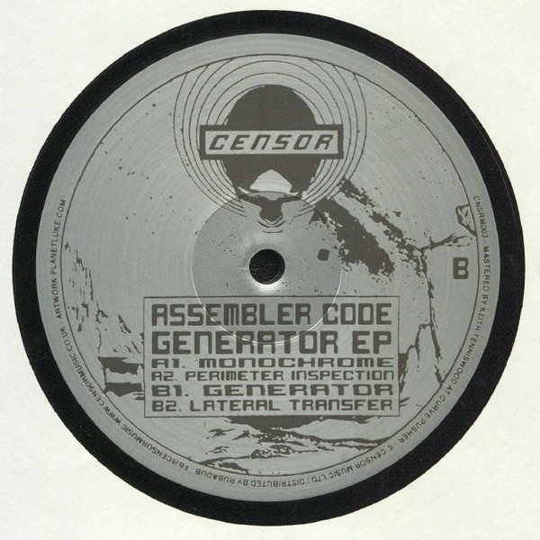 Assembler Code – Generator EP (2020, Vinyl) -