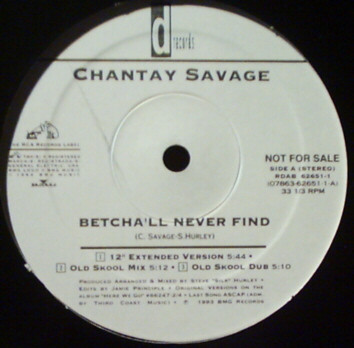 Chantay Savage - Betcha'll Never Find | Releases | Discogs
