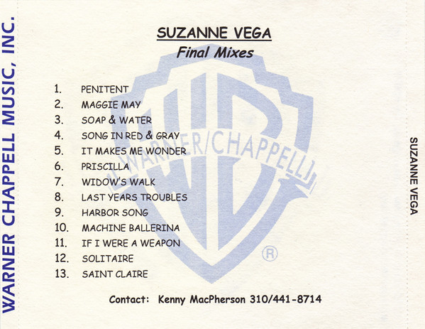last ned album Suzanne Vega - Final Mixes