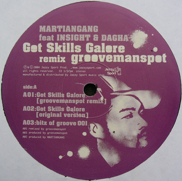 last ned album Martiangang Feat Insight & Dagha - Got Skills Galore groovemanspot Remix