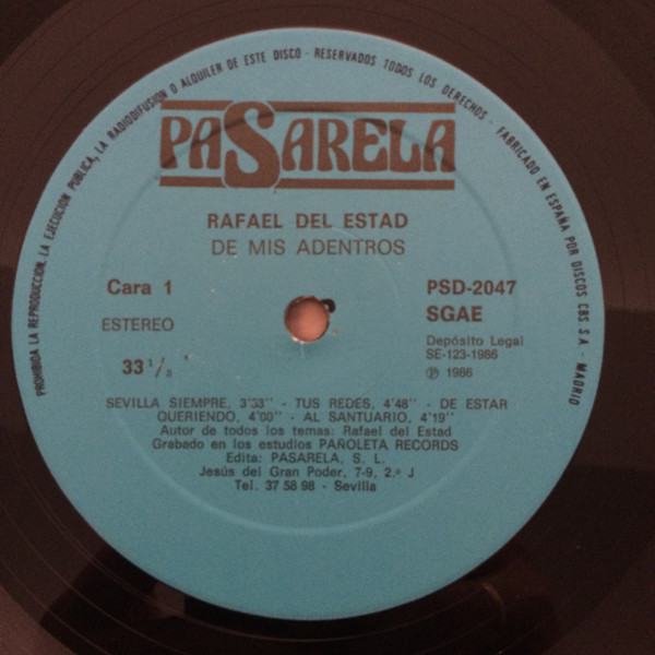 last ned album Rafael Del Estad - De Mis Raices