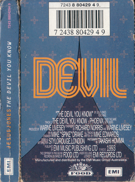 Jesus Jones - The Devil You Know | Releases | Discogs