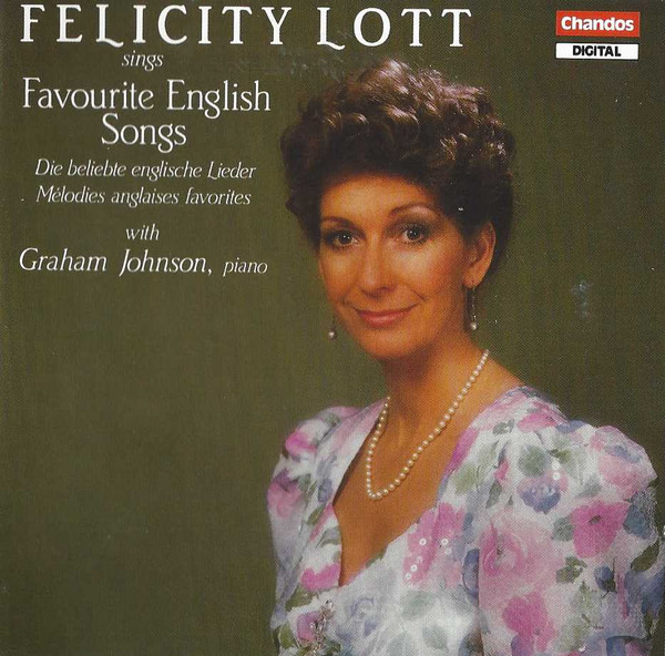 Felicity Lott, Graham Johnson – Favourite English Songs (1990, CD ...