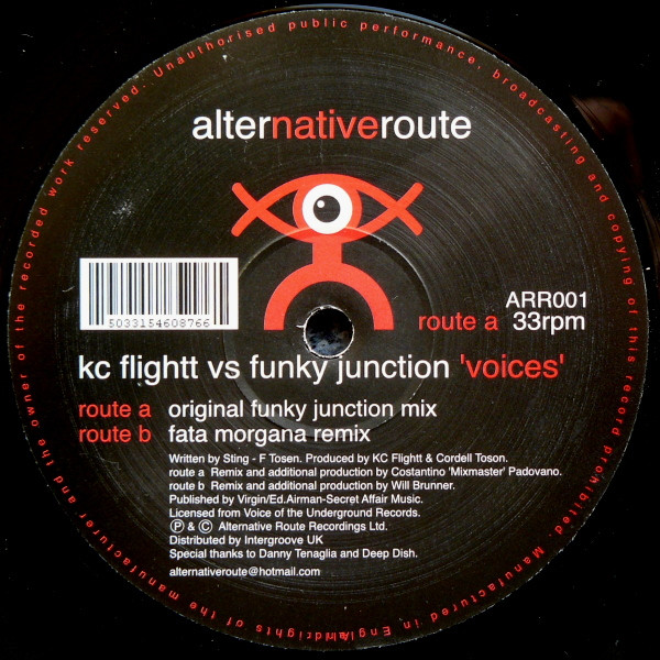 KC Flightt Vs Funky Junction – Voices (2001, 2/2, Vinyl) - Discogs