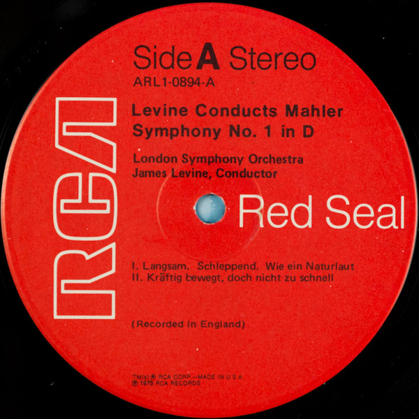 RCA Red Seal USRSS6 Labels