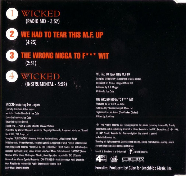 descargar álbum Ice Cube - Wicked
