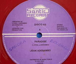 Jean Adebambo – Paradise (1981, Vinyl) - Discogs