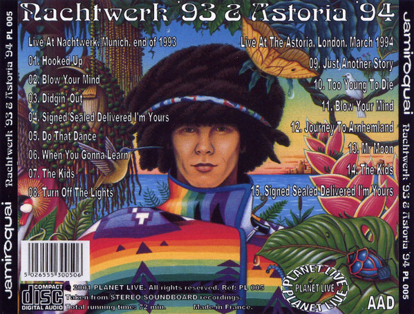 télécharger l'album Jamiroquai - Nachtwerk 93 Astoria 94