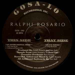 An Instrumental Need - Ralphi Rosario