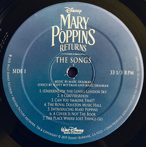 lataa albumi Marc Shaiman, Scott Wittman - Mary Poppins Returns The Songs