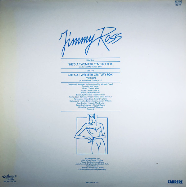 télécharger l'album Jimmy Ross - Shes A Twenieth Century Fox