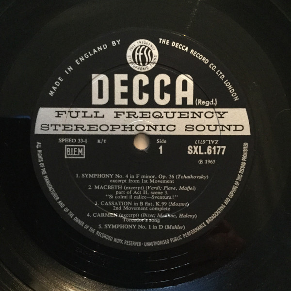 Album herunterladen Various - Decca Classical Stereo Sampler Album